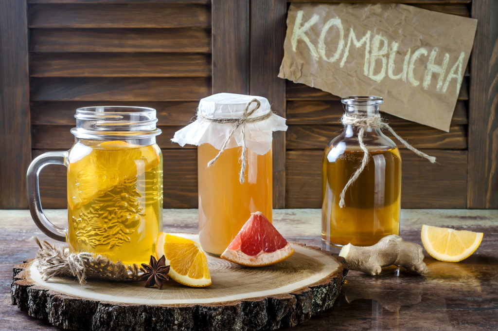 Kombucha tea, one of the most popular alternative food trends in America.